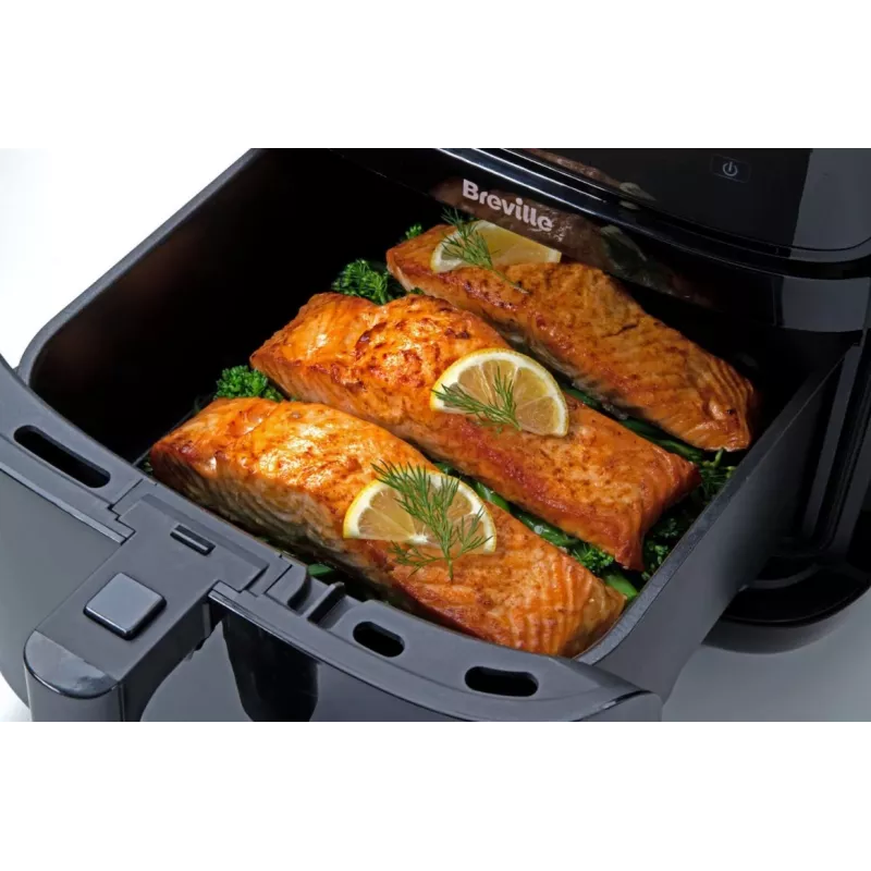 Breville VDF133X Bezeļļas tvaika fritieris, 7L, 1700W, Melns/Sudrabs