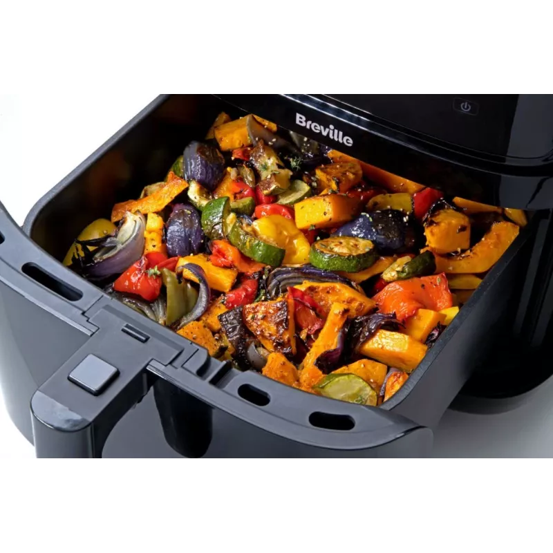 Breville VDF133X Bezeļļas tvaika fritieris, 7L, 1700W, Melns/Sudrabs