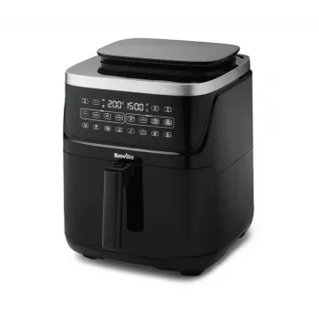 Breville VDF133X Bezeļļas tvaika fritieris, 7L, 1700W, Melns/Sudrabs