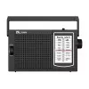 ELTRA Radio IZA-5 Black Portable FM Radio ar AM LW joslām, AUX ieeju, bateriju/tīkla barošanu