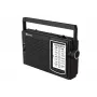 ELTRA Radio IZA-5 Black Portable FM Radio ar AM LW joslām, AUX ieeju, bateriju/tīkla barošanu