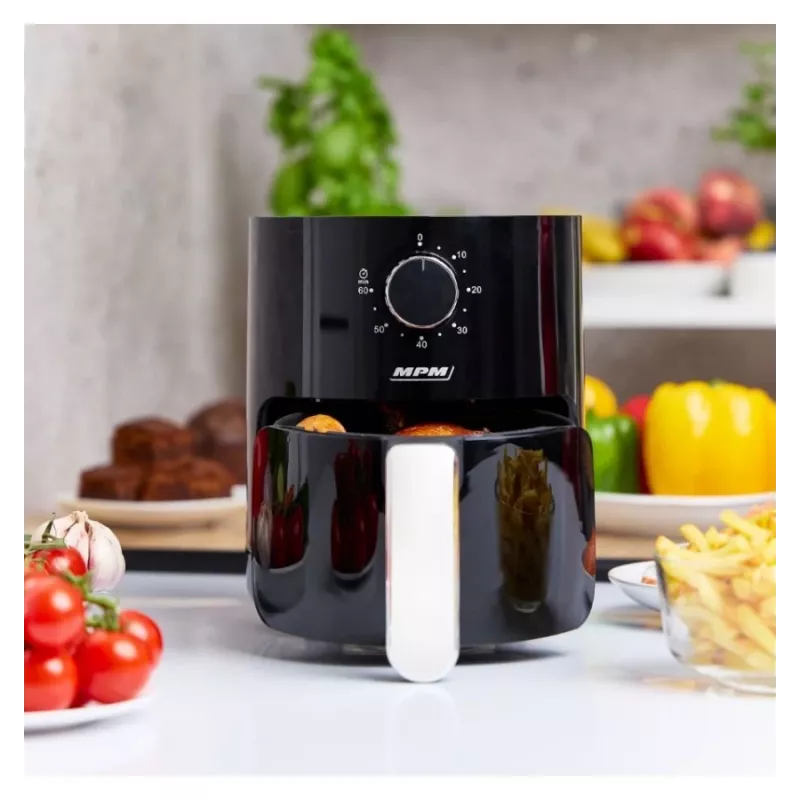 MPM MFR-12 Gaisa fritieris 1500W 3.2L Melns