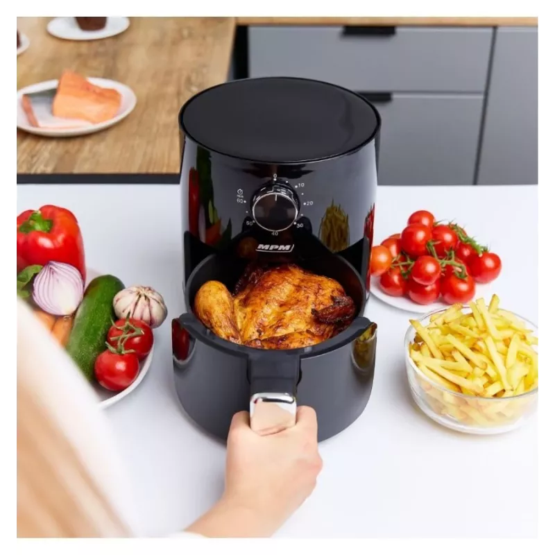 MPM MFR-12 Gaisa fritieris 1500W 3.2L Melns