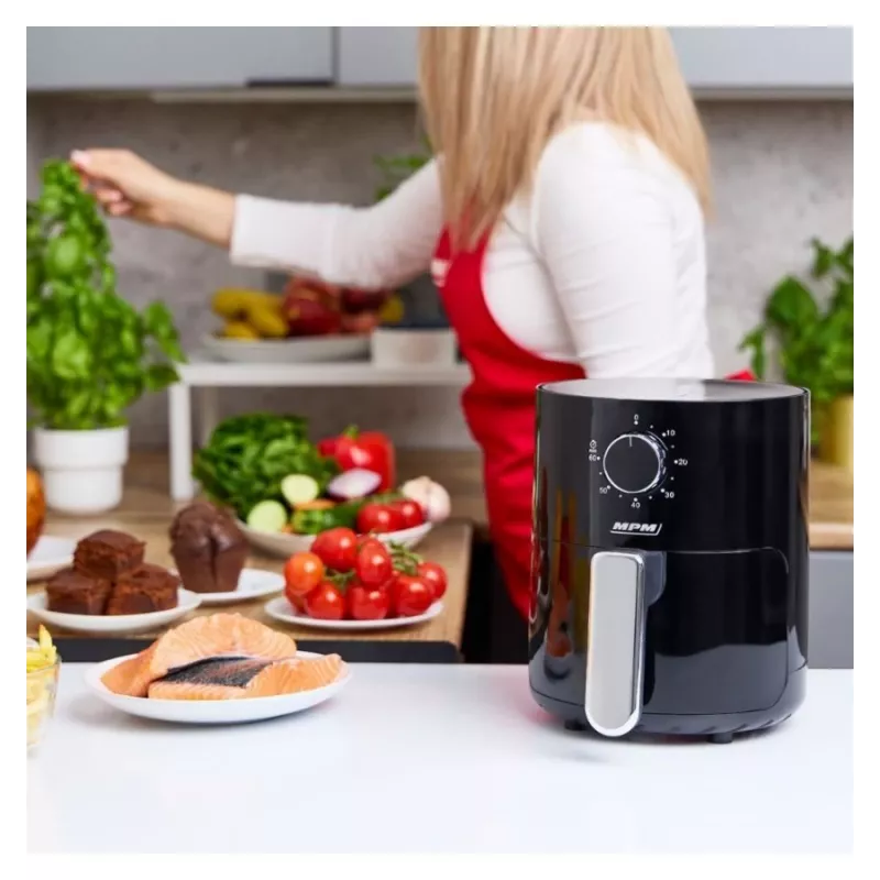 MPM MFR-12 Gaisa fritieris 1500W 3.2L Melns