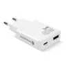 EVERACTIVE GaN QC3.0 45W USB-C sienas lādētājs SC-460Q Balts