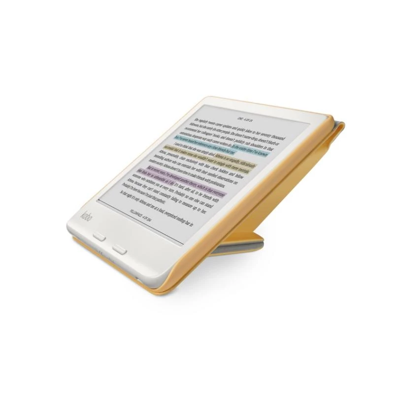 Kobo SleepCover for Libra 2 - Folio vāciņš ar miega/pamošanās funkciju - Dzeltens