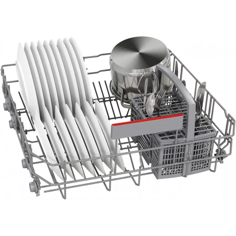 Bosch SMS4ENC06E Brīvi stāvoša trauku mazgājamā mašīna, 13 trauku komplekti, 44 dB, Sudraba Inox