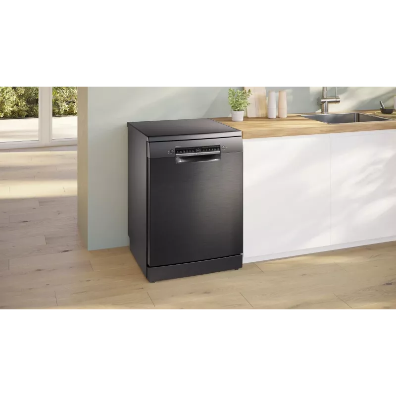 Bosch SMS4ENC06E Brīvi stāvoša trauku mazgājamā mašīna, 13 trauku komplekti, 44 dB, Sudraba Inox