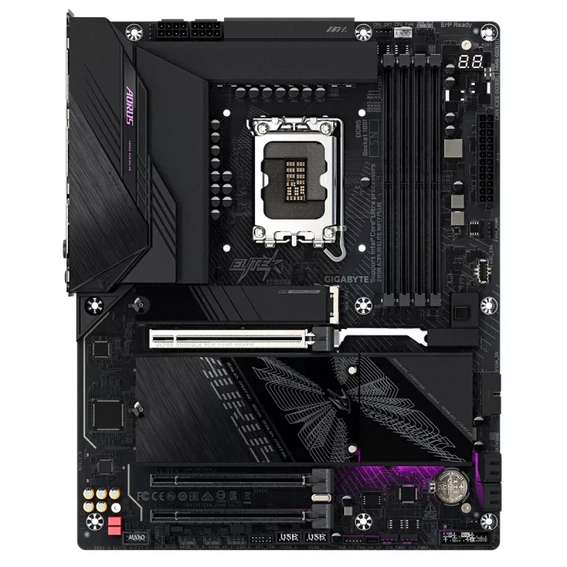 GIGABYTE Z890 AORUS ELITE WIFI7 PLUS Mātesplate LGA1851 DDR5 ATX