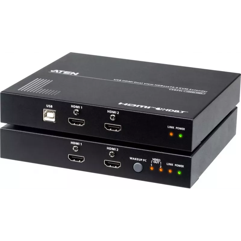 ATEN CE824 USB-HDMI Dual-View HDBaseT 2.0 KVM Pagarinātājs