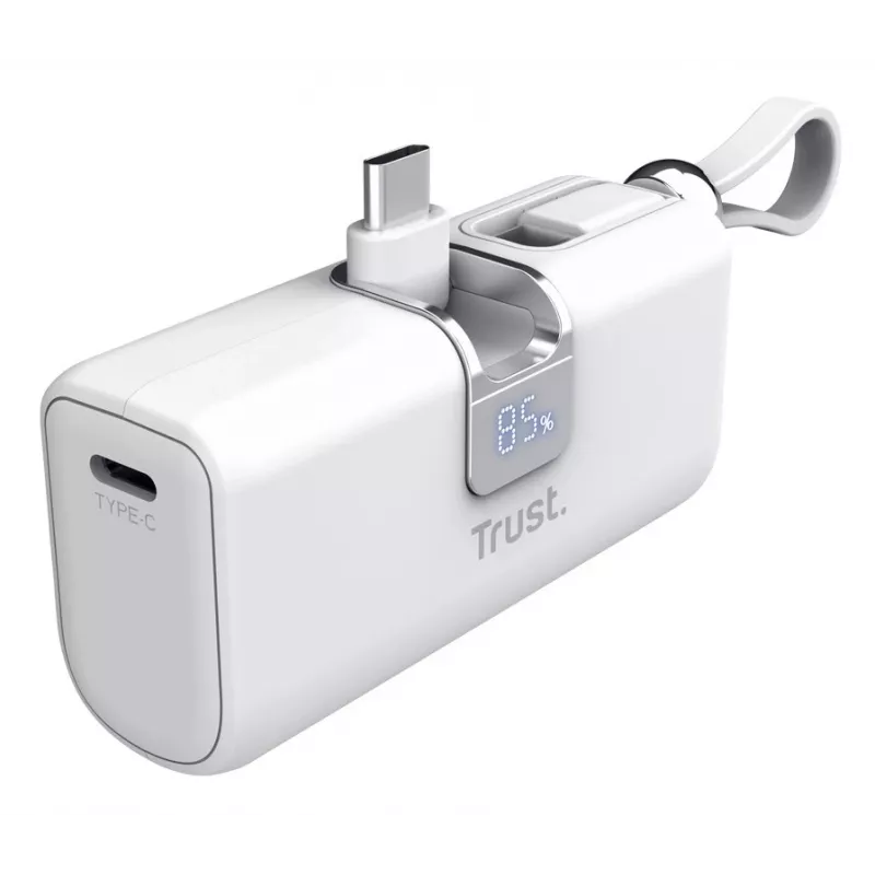 Trust Pacto 5000 mAh Balts Power Bank