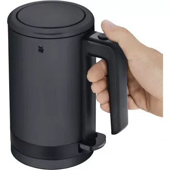 WMF KÜCHENminis Elektriskā tējkanna 0,8 L, 1800 W, Nerūsējošais tērauds, Melna