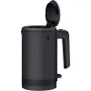 WMF KÜCHENminis Elektriskā tējkanna 0,8 L, 1800 W, Nerūsējošais tērauds, Melna