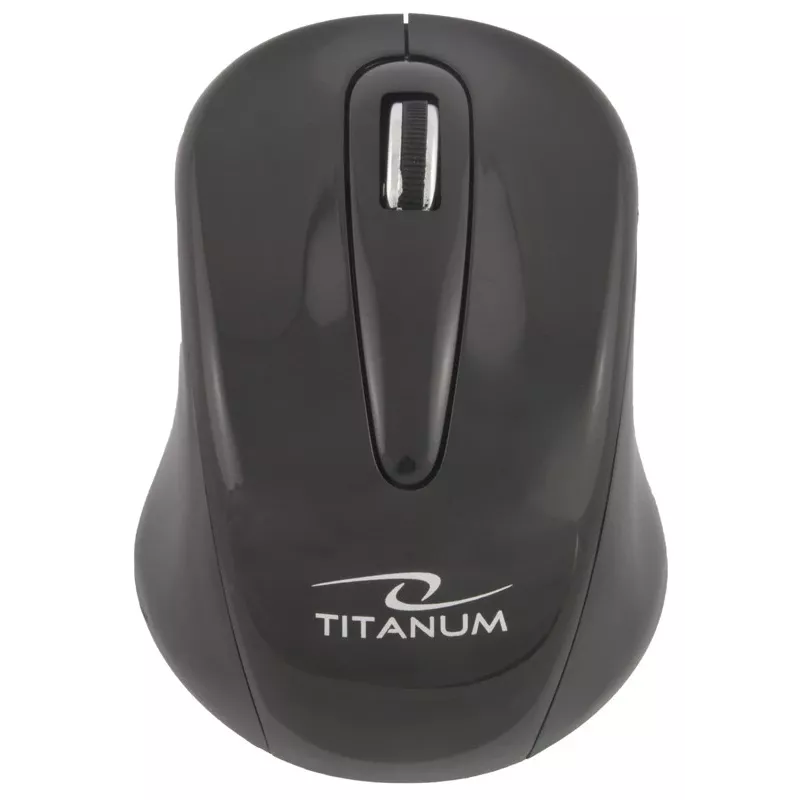 ESPERANZA Titanum TM104K Bezvadu optiskā pele 1000 DPI, 2,4 GHz, 3 pogas, melna
