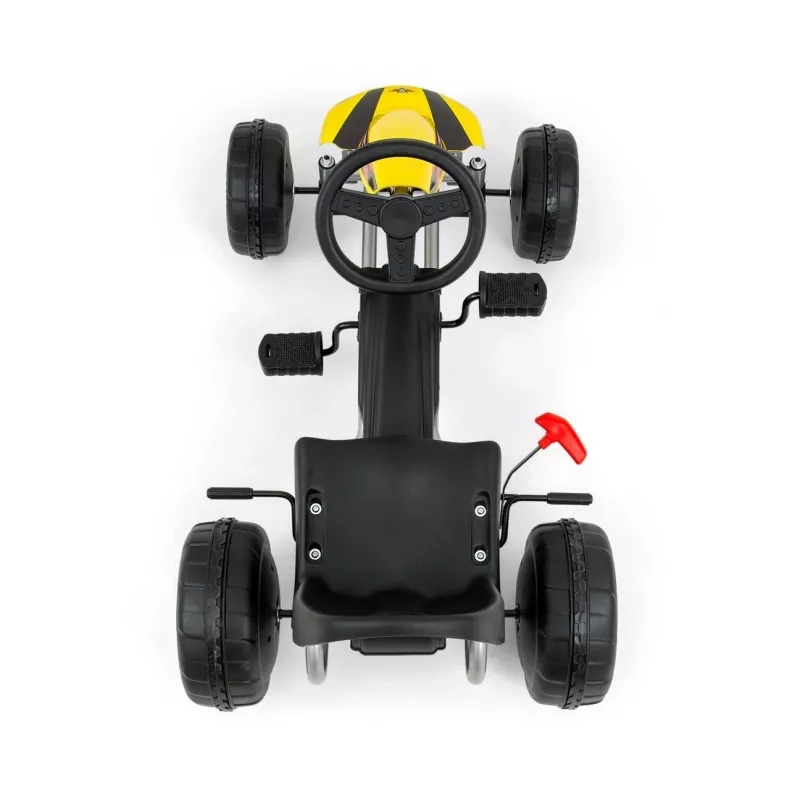 MILLY MALLY Pedāļu Gokarts Viper Yellow