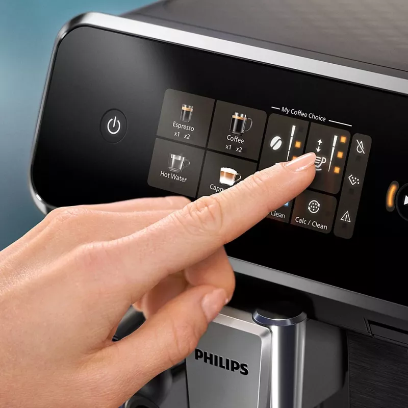 Philips Series 2300 LatteGo EP2330/10 Pilnībā automātiska espresso kafijas automāts Melns