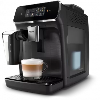 Philips Series 2300 LatteGo EP2330/10 Pilnībā automātiska espresso kafijas automāts Melns