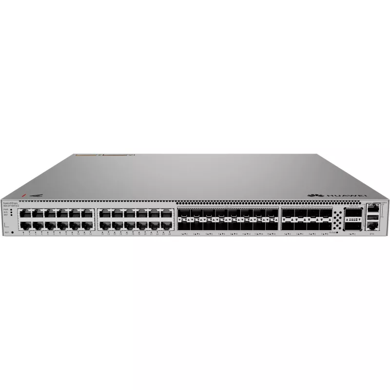 Huawei S620-24T16X8Y2CZ pārvaldīts L3 slēdzis - 24x Gigabit + 16x 10G SFP+ + 8x 25G SFP28 + 2x 100G QSFP28, Rackmount
