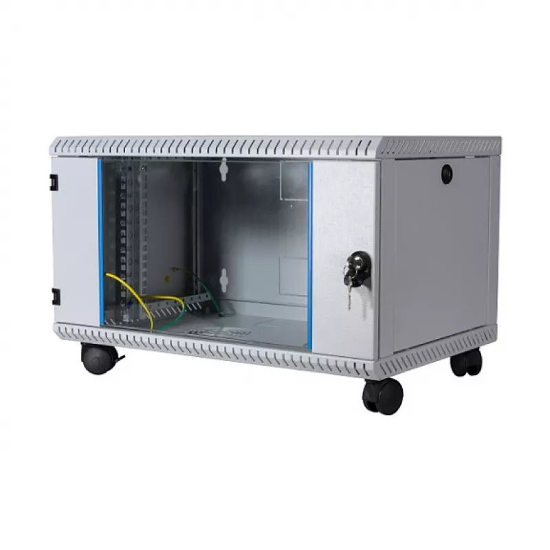 EFB Elektronik 1-Daļas Tīkla Skapis Sienas Montāžai Gaiši Pelēks RAL 7035 9U 19 collas
