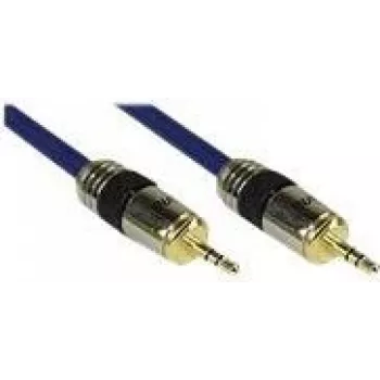 INLINE Kindermann Audio kabelis - Stereo Mini-Jack vīrietis uz Stereo Mini-Jack vīrietis - 5 m - Ekranēts (K-99955P)
