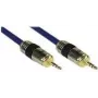 INLINE Kindermann Audio kabelis - Stereo Mini-Jack vīrietis uz Stereo Mini-Jack vīrietis - 5 m - Ekranēts (K-99955P)