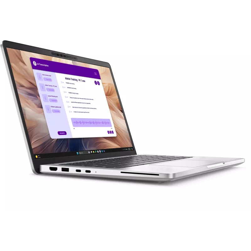 Dell Pro 13 Plus PB13250 klēpjdators - Intel Core Ultra 7 266V, 13.3 inch FHD+, 16GB DDR5, 512GB SSD, Windows 11 Pro, sudraba, 3Y ProSupport