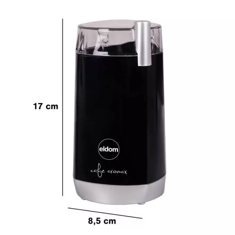 ELDOM MK40 Kafijas dzirnaviņas Melna 150W Asmens dzirnaviņas