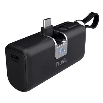 Trust Mobile Pacto Power Bank 5000 mAh Melns