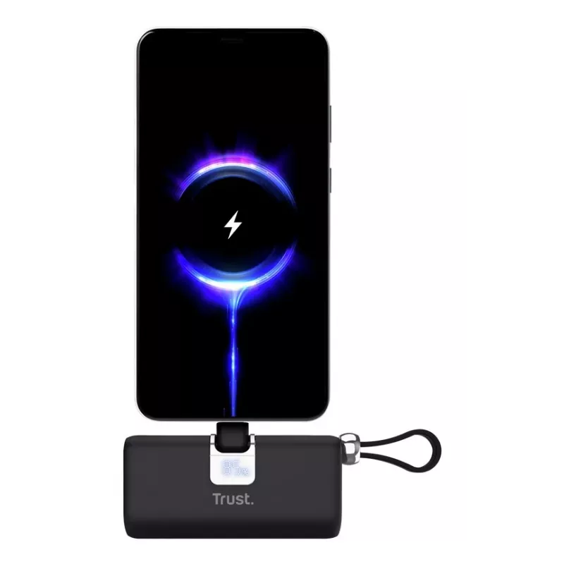 Trust Mobile Pacto Power Bank 5000 mAh Melns
