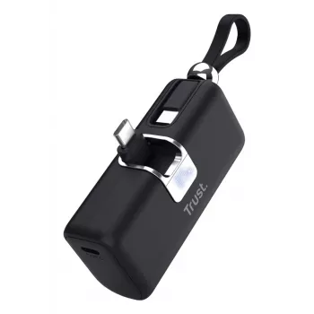 Trust Mobile Pacto Power Bank 5000 mAh Melns