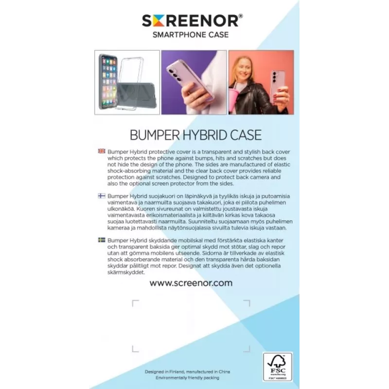 SCREENOR Bumper Case Caurspīdīgs Samsung Galaxy A17 / A17 5G