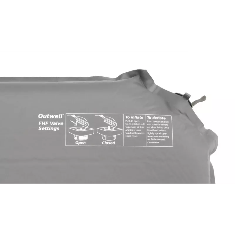 Outwell Sleepin Single Mat 30 mm Pašpiepūšamais Guļammauts Melns