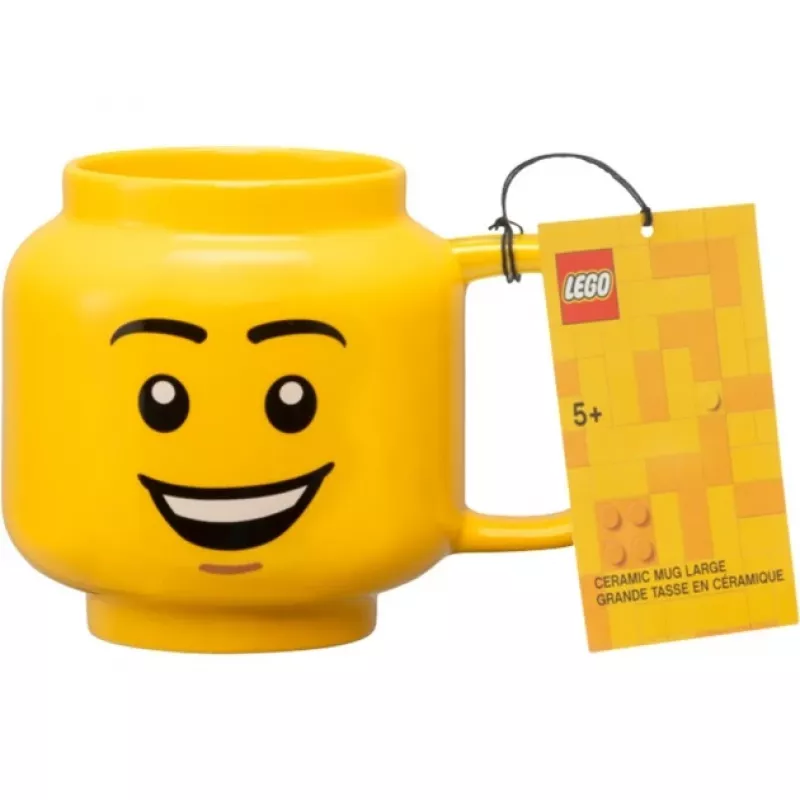 LEGO Keramikas Krūze Happy Boy Dzeltena 250 ml (41460806)