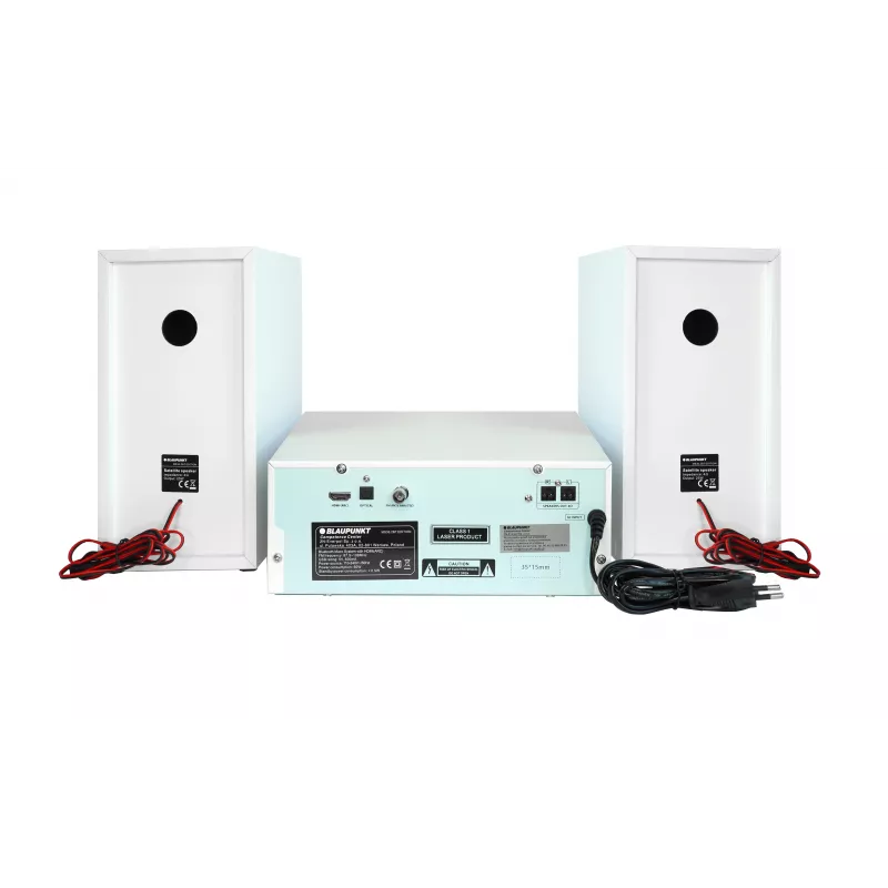 Blaupunkt MS30.2BT Edition Micro System ar Bluetooth, CD, USB, HDMI ARC, FM radio, 2x25W RMS, melns