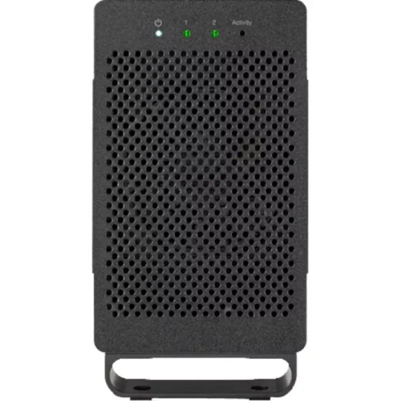 OWC Mercury Elite Pro Dual - ārējais RAID korpuss - 2 sloti - 2,5/3,5 collas - SATA I/II/III - USB 3.1 Gen 1 un eSATA - alumīnijs - melns