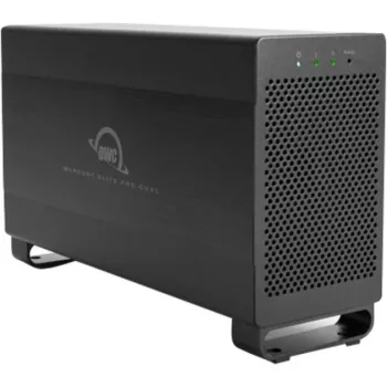 OWC Mercury Elite Pro Dual - ārējais RAID korpuss - 2 sloti - 2,5/3,5 collas - SATA I/II/III - USB 3.1 Gen 1 un eSATA - alumīnijs - melns