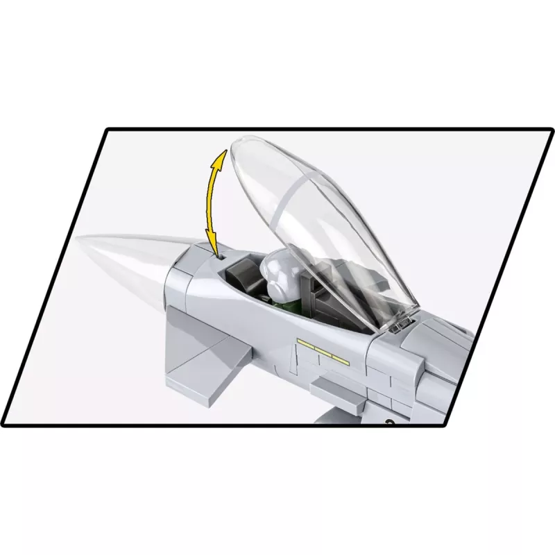 COBI Eurofighter Typhoon Konstrukcijas bloki 1:48 mēroga modeļa komplekts 455 gabali