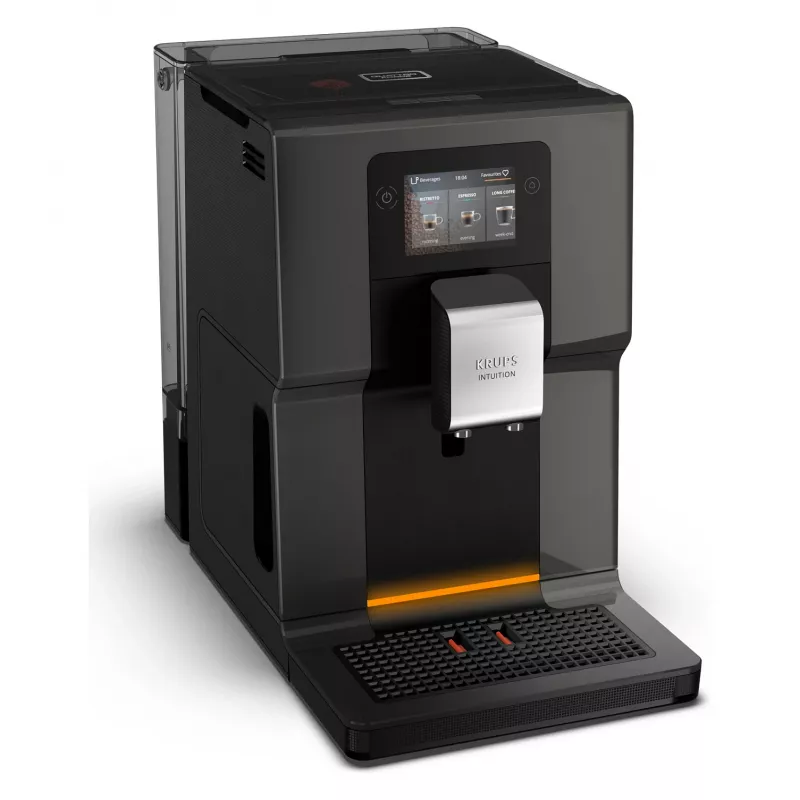 KRUPS Intuition Preference EA872B10 Pilnībā Automātiska Kafijas Automāts ar Kapučīno Pagatavotāju, 15 Bar, Melns