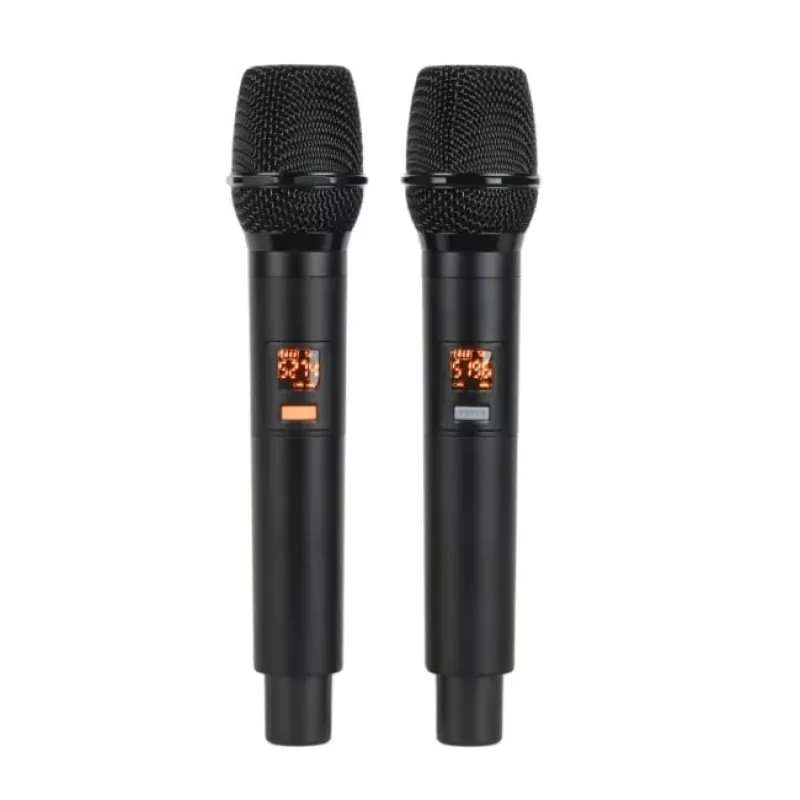 V-TONE BQ12 GO MP3 Active 8 inch akumulatora skaļrunis ar bezvadu mikrofonu un tālvadības pulti, melns