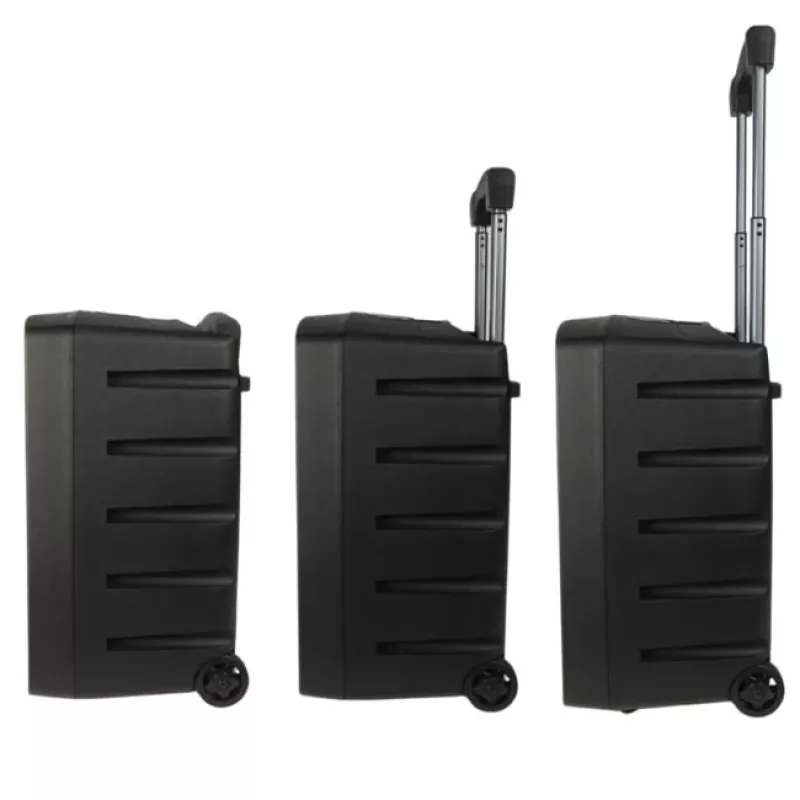 V-TONE BQ12 GO MP3 Active 8 inch akumulatora skaļrunis ar bezvadu mikrofonu un tālvadības pulti, melns