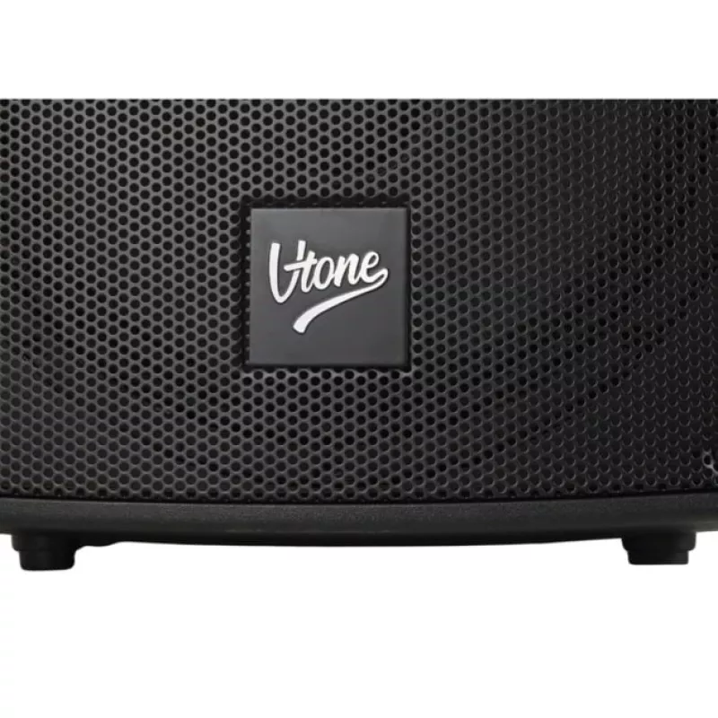 V-TONE BQ12 GO MP3 Active 8 inch akumulatora skaļrunis ar bezvadu mikrofonu un tālvadības pulti, melns