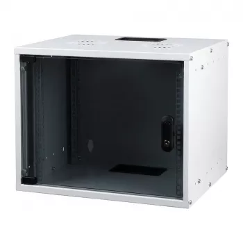 EFB Elektronik BASIC 19 collu sienas tīkla skapis 6U, 450 mm dziļums, plakanā iepakojumā, balts (RAL 9010)