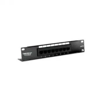 TRENDnet TC-P08C6 Cat6 Neekranēts Sadales Panelis - 8 Porti Sienas Montāžai