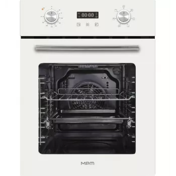 MPM MPM-45-BO-22/W Iebūvējamā elektriskā cepeškrāsns, balta, 65L, 8 funkcijas, A energoklase
