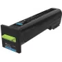 Lexmark 72K20CE Original Cyan Tonera kasetne ar augstu iznākumu CS820, CX825, CX860
