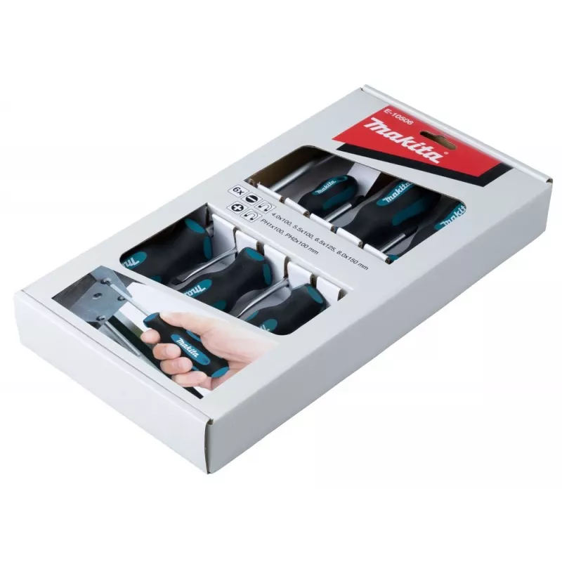 Makita E-10506 47-daļīgs skrūvgrieža uzgaļu komplekts ar magnētisko uzgaļu turētāju