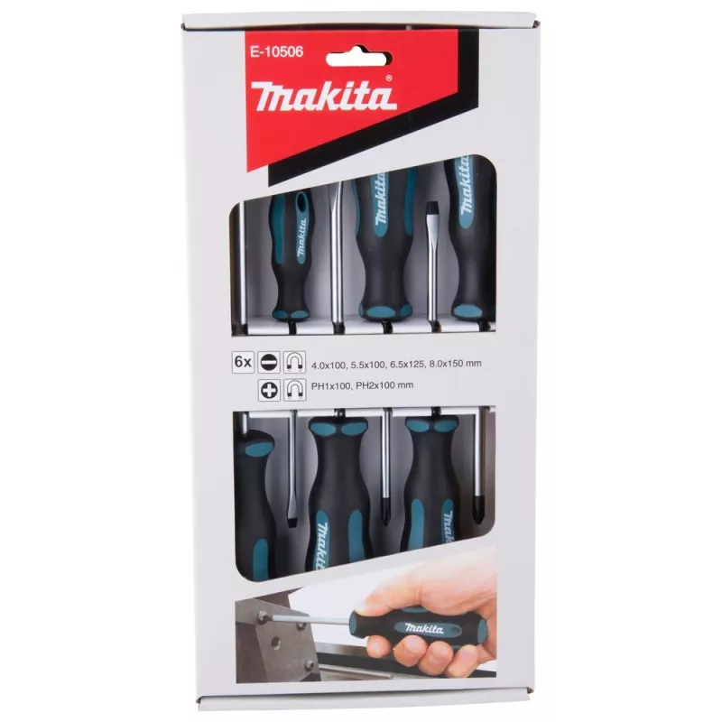 Makita E-10506 47-daļīgs skrūvgrieža uzgaļu komplekts ar magnētisko uzgaļu turētāju