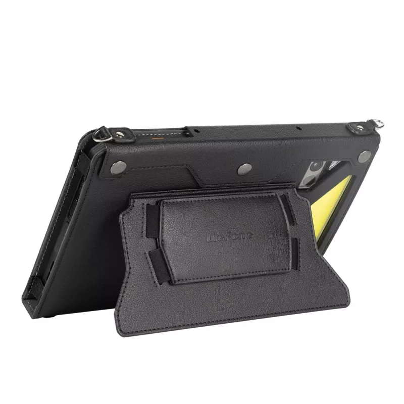 Ulefone Armor Pad 4 Holster Pro Rugged Case with Hand Strap, Shoulder Strap, and Kickstand - Black