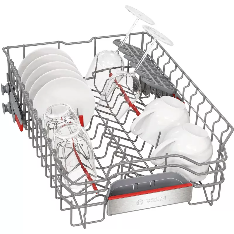 Bosch Serie 6 SPS6YMI14E Brīvi stāvoša trauku mazgājamā mašīna, 10 trauku komplekti, 45 cm, suku tērauds, Home Connect