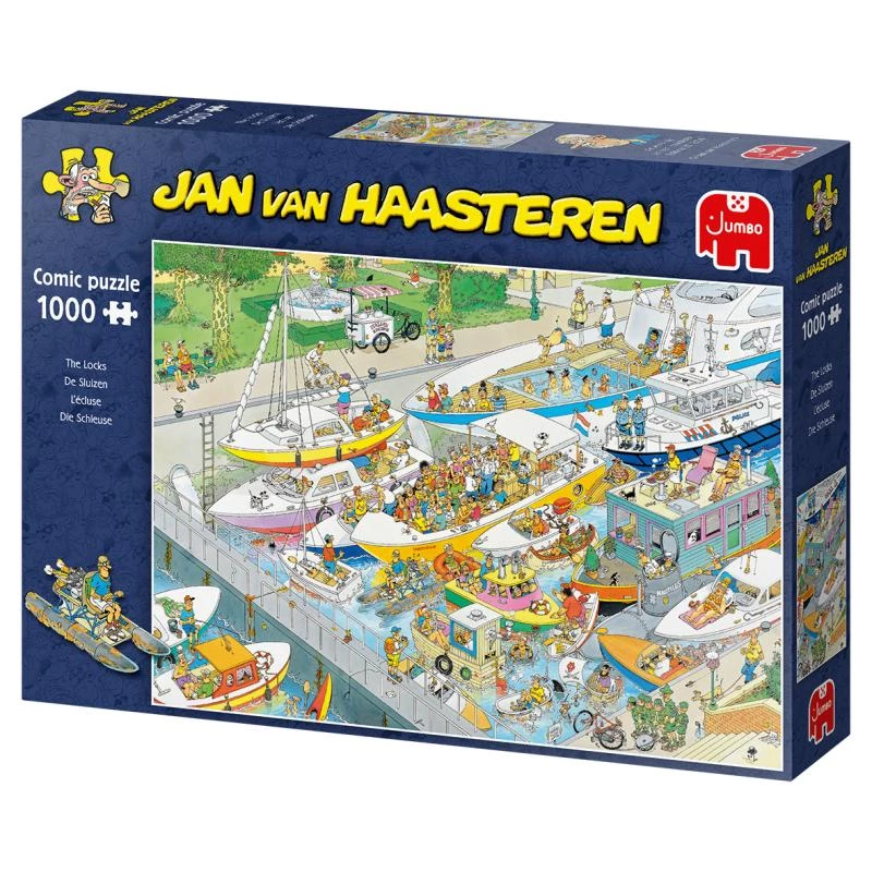 JUMBO SPIELE Jan van Haasteren The Locks 1000 gabalu puzle